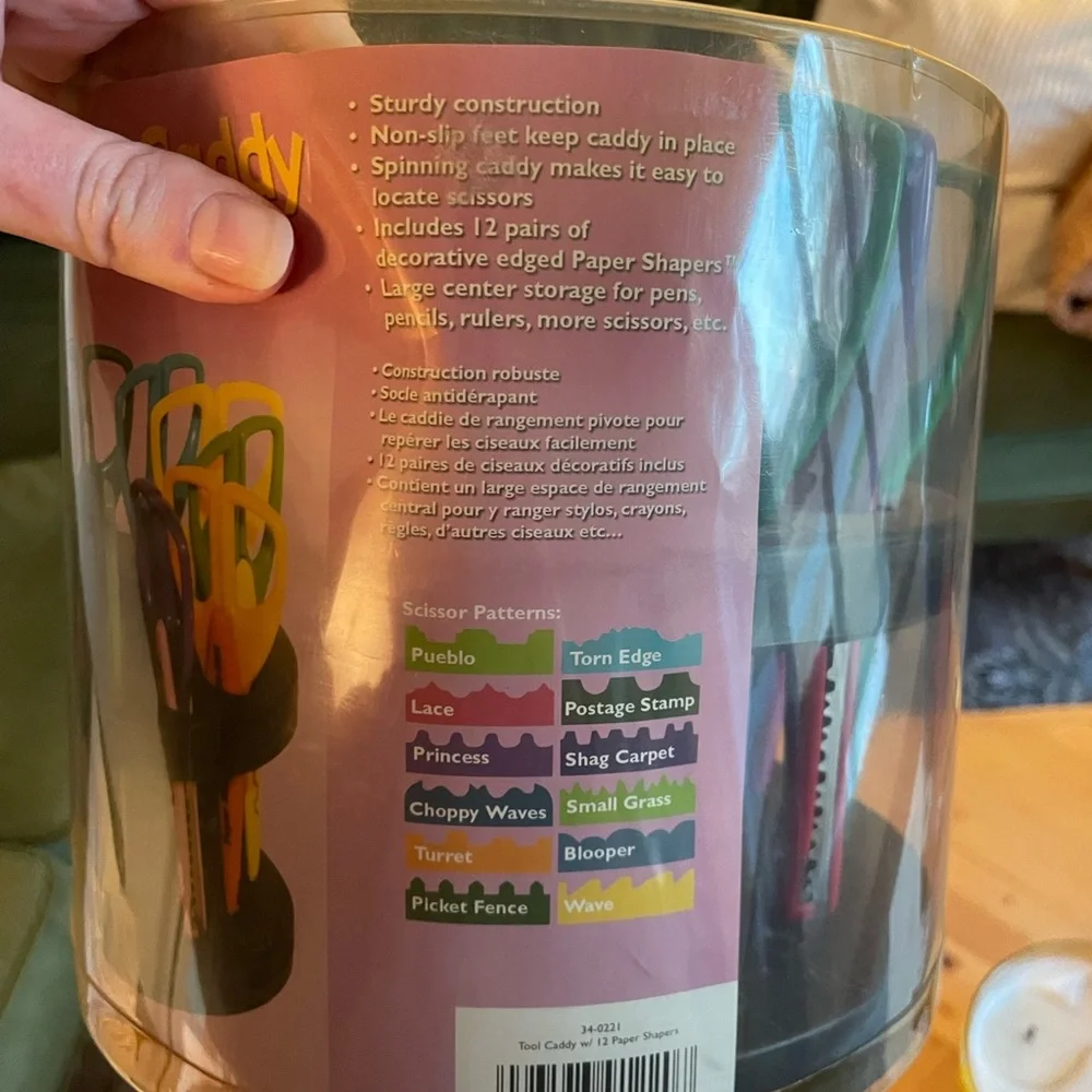 Spinning Craft Scissor Caddy